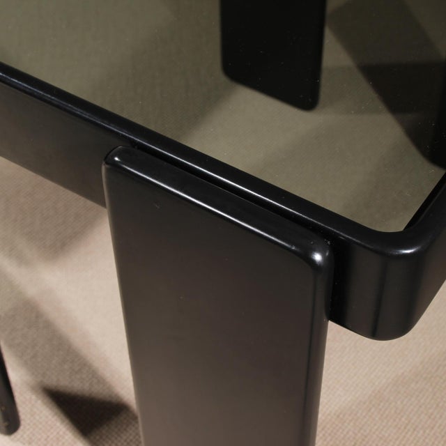 Black Nesting Tables by Gianfranco Frattini for Cassina, 1970s, Set of 3 For Sale - Image 8 of 14