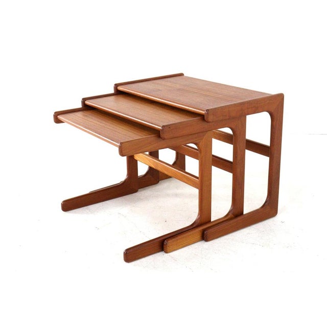 Nesting Tables from Salin Nyborg, Denmark, 1960s, Set of 3 For Sale - Image 15 of 18