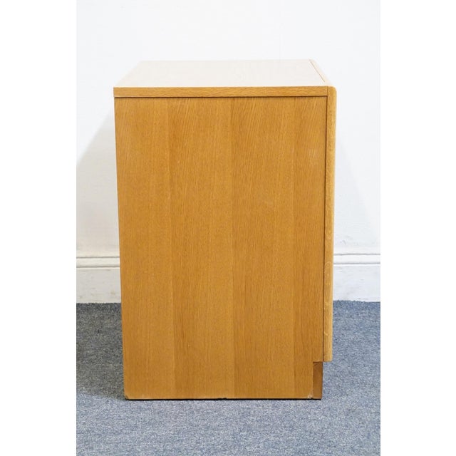 Stanley Furniture Oak Contemporary Modern 22" Open Cabinet Nightstand 77614-80-33230 For Sale - Image 12 of 13