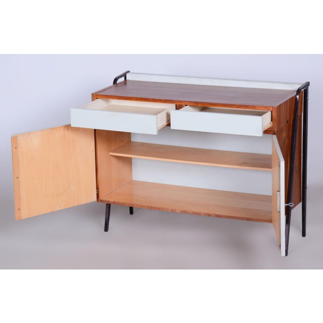 Mid-Century Cabinets in Mahogany, Central Europe, 1950s, Set of 3 For Sale - Image 9 of 18