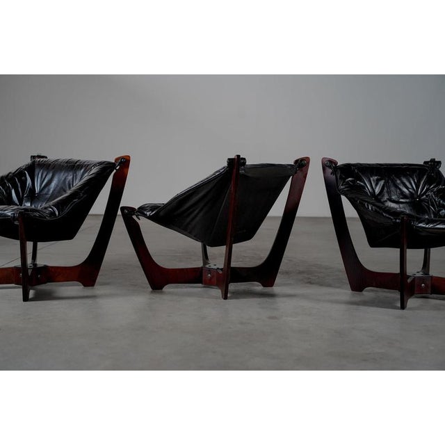 Luna Lounge Chairs by Odd Knutsen, Norway, 1970s For Sale - Image 10 of 11