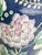 Late 20th Century Chinoiserie Cobalt Blue Vase With Peonies For Sale - Image 5 of 9