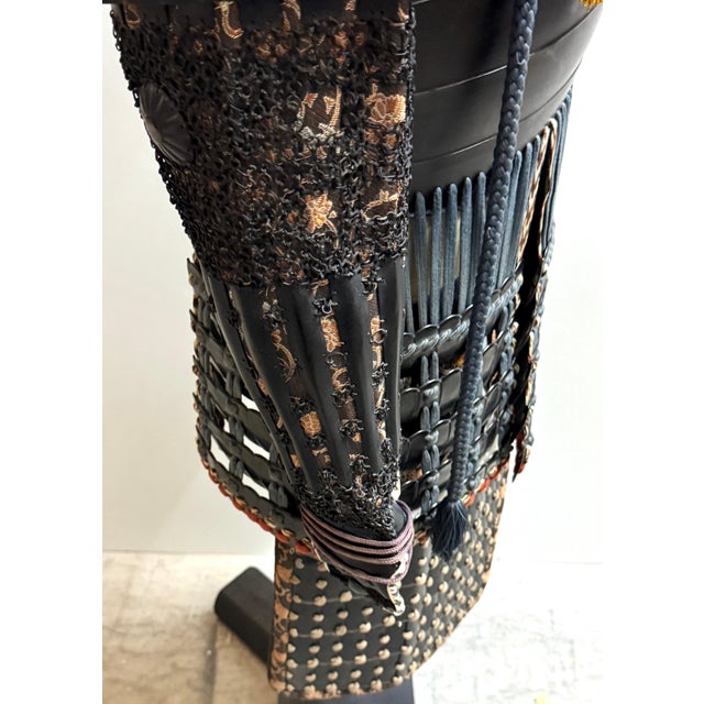Showa-Period Japanese Samurai Armor (Yoroi), with Paulownia Crest, Post-WWII For Sale - Image 17 of 18