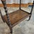 Brown 1920s Antique English Barley Twist Tea Trolley With Drawer For Sale - Image 8 of 13
