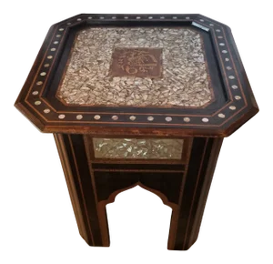 Shell Inlay Syrian End Table