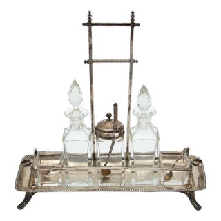 Cruet with Silver Structure For Sale