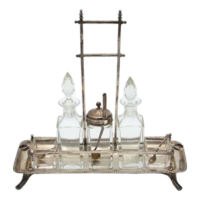 Cruet with Silver Structure For Sale