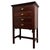 A distinctive early 20th-century English cabinet, finely crafted from mahogany and characterised by its unusual tall...