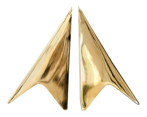 Carl Auböck Model #3846 Brass Bookends - a Pair