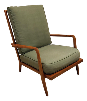 Mid-Century Modern Attributed to Mel Smilow High Rail Back Lounge Chair