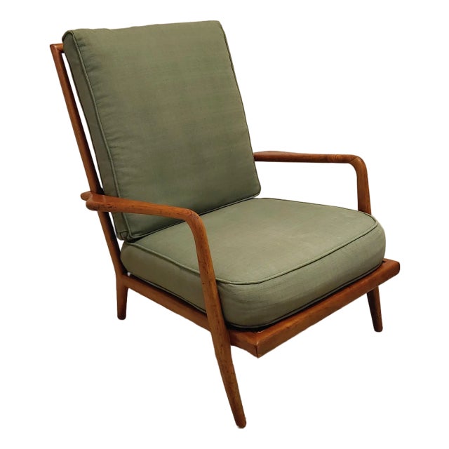 Mid-Century Modern Mel Smilow High Rail Back Lounge Chair For Sale