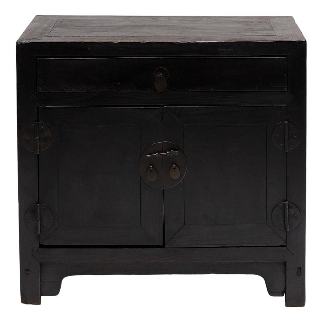 Chinese Lacquered Offering Chest, C. 1850 For Sale