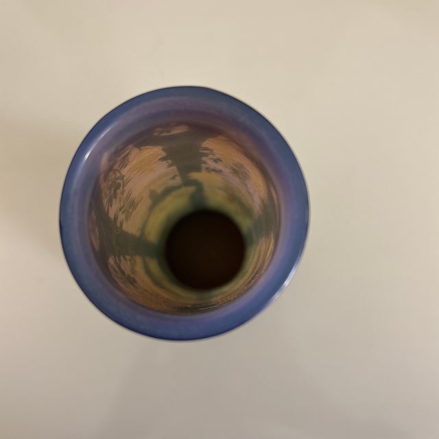 DeVez French Cameo Art Glass Vase For Sale - Image 10 of 12