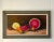 Wood Vintage Signed Fruit Still Life Oil Painting on Canvas For Sale - Image 7 of 15