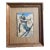 1927 "The Skier" Pastel Drawing by Eveline W. Syme, Framed For Sale