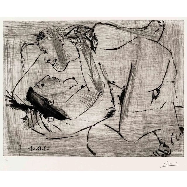Pablo Picasso, L’Etreinte, Etching, 1963 For Sale - Image 4 of 4