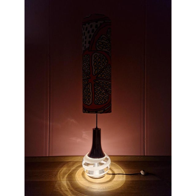 1960s Floor Lamp with Illuminated Glass Base from Doria Leuchten, 1960s For Sale - Image 5 of 15