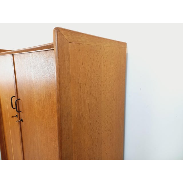 Vintage Oak Wardrobe, 1950s-1960s For Sale - Image 6 of 18