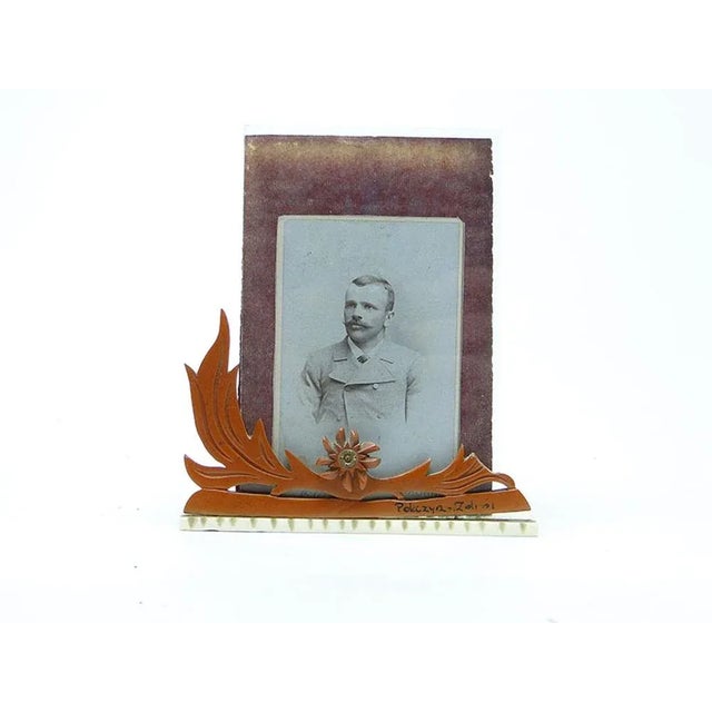 Art Deco Style Frame, Poland, 1970s For Sale - Image 3 of 4