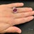 7.5 Carat Oval Rubellite and 1 Carat Diamond 18 Karat Gold Cocktail Ring Estate For Sale - Image 13 of 18