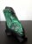 Early 20th Century Early 20th Century Malachite Rock Specimen on Display Stand as a Viewing Stone For Sale - Image 5 of 10