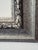 Wood Contemporary Silver Embossed Frame 27"x30" For Sale - Image 7 of 12