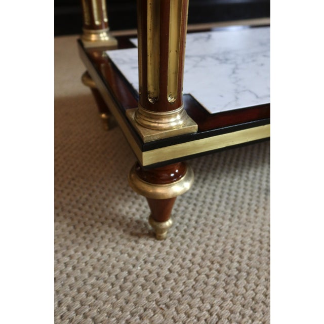 Brown Louis XVI Console Table, Late 18th Century For Sale - Image 8 of 14