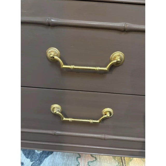 Late 20th Century Two-Piece Display Bookcase Chest by Thomasville For Sale In Chicago - Image 6 of 10