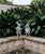 Metal Vintage Cast Iron Gentleman Rabbit Garden Statues - Set of 2 Dapper Hare Figures (Pipe & Goblet) For Sale - Image 7 of 12