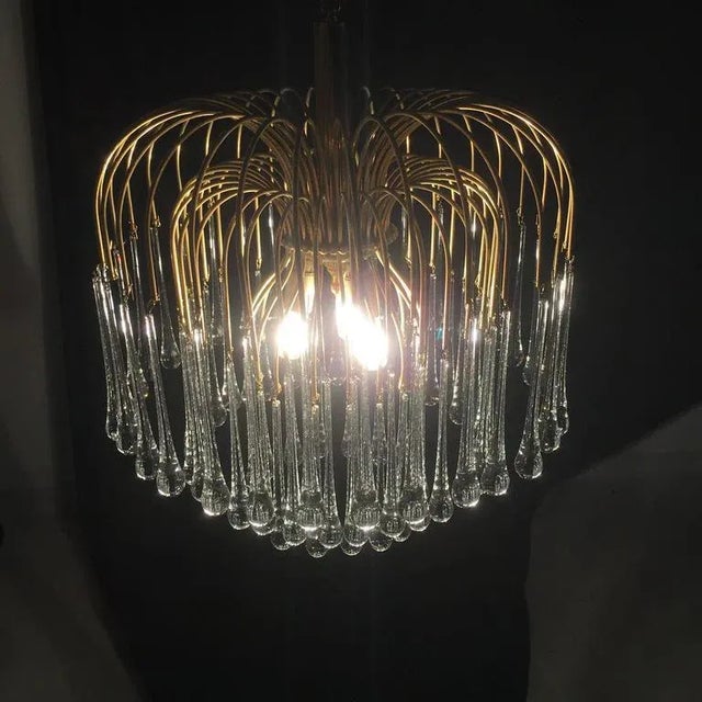 1960s Murano Chandelier in the Style of Venini, 1960s For Sale - Image 5 of 8