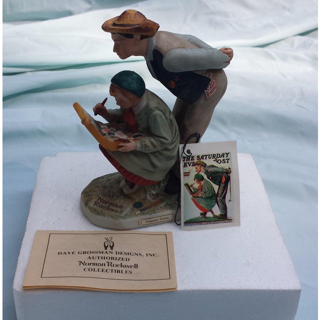 Nice figurine from Norman Rockwell. Excellent condition. Note: Missing the golf club.