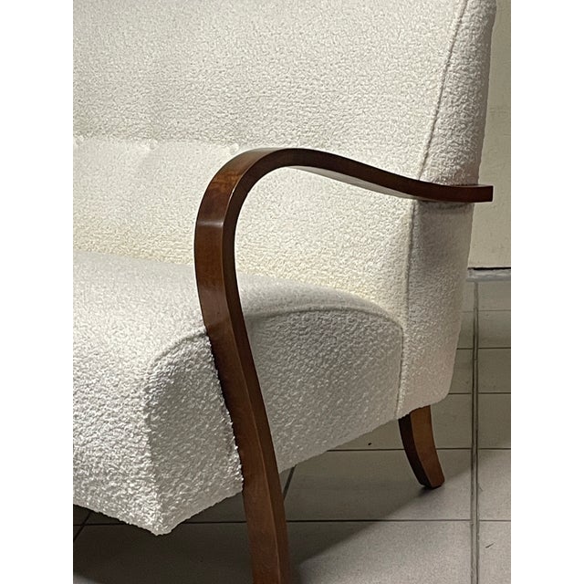 Mid-Century Modern Two-Seater Sofa, Italy, 1940s For Sale - Image 3 of 18