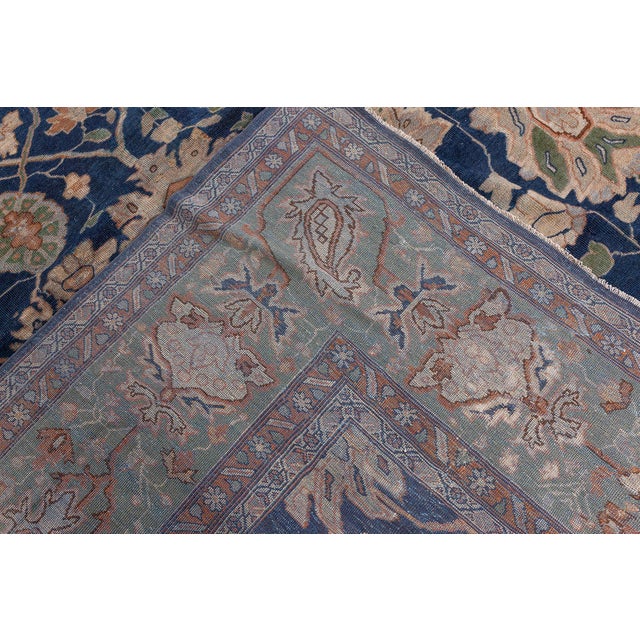Textile Persian Sultanabad Rug For Sale - Image 7 of 7