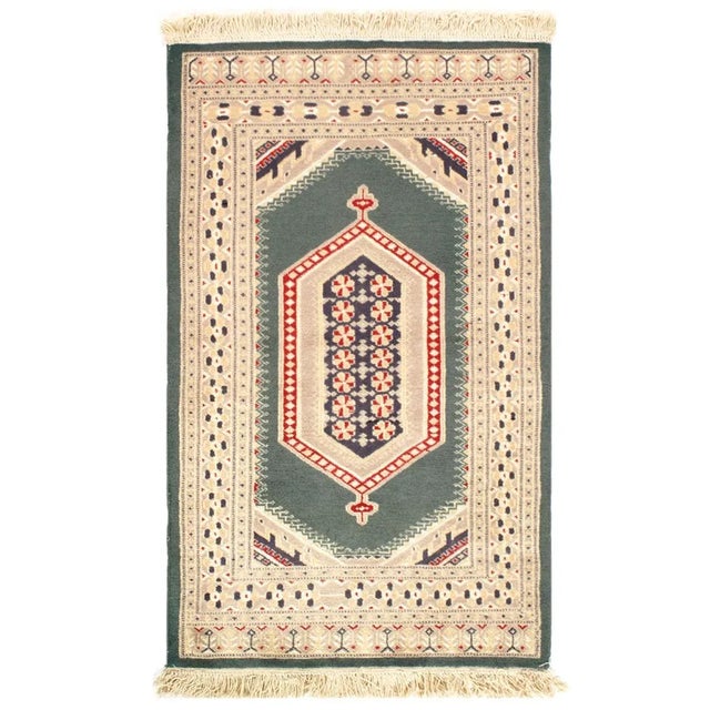 Pasargad Fine Pak Bokhara Hand-Knotted Rug - 2′8″ × 4′4″ For Sale - Image 4 of 4