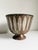 Mid-Century Modern Rustic Copper and Silver Footed Cachepot For Sale - Image 3 of 9