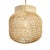 Organic hand woven natural wicker jar style pendant light. Each may have slightly unique tones / natural imperfections due...