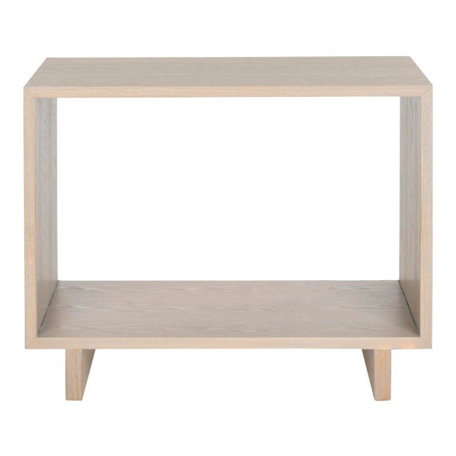Mid Scandinavian Wood Stand in Grey For Sale