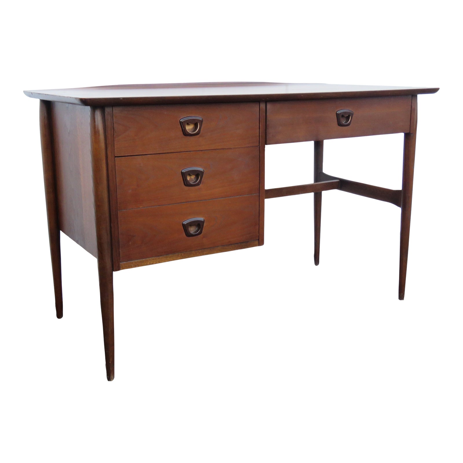 Bassett Mid Century Modern Writing Computer Office Desk Chairish