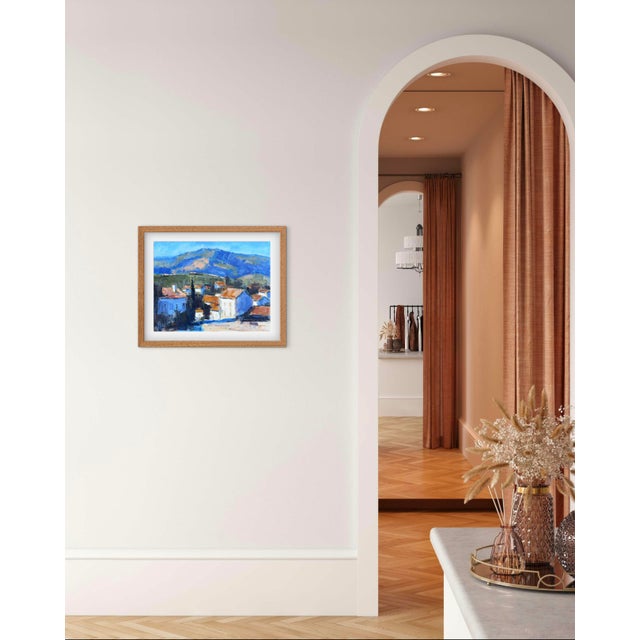 Abstract Contemporary Impressionist Oil Painting Landscape For Sale - Image 3 of 9