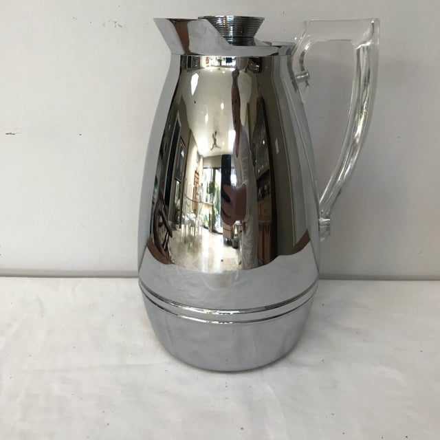 MidCentury Modern Chrome & Lucite Coffee Thermos Chairish