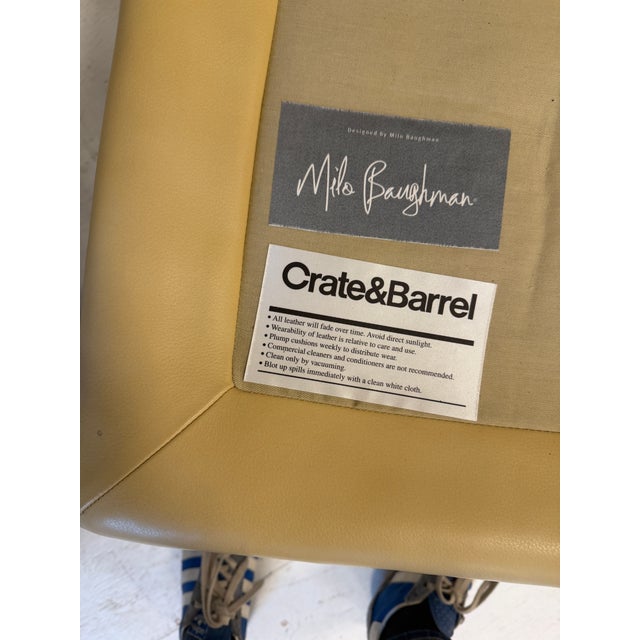 Leather Lounge Armchairs by Milo Baughman for Thayer Coggin, Signed - A Pair For Sale - Image 10 of 12