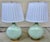 Schumacher Mid 20th Century F. Schumacher & Co. Large Celadon Green Porcelain Table Lamps - a Pair For Sale - Image 4 of 18