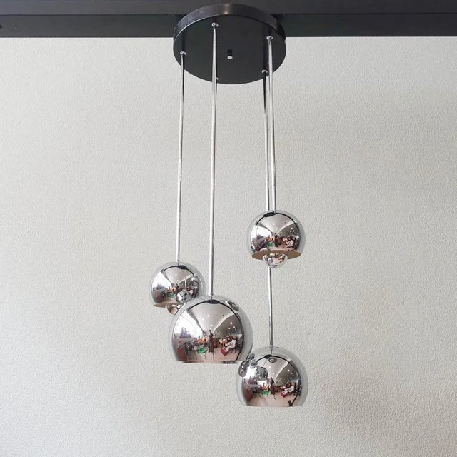 Vintage 5-Shade Sputnik Cascade Lamp, 1970s For Sale - Image 14 of 14