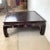 Mid 20th Century Vintage Black Lacquer Chinoiserie Cocktail Table With Gilt Decoration For Sale - Image 5 of 12