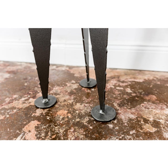 Metal Tall Candleholder, 1970s For Sale - Image 9 of 15