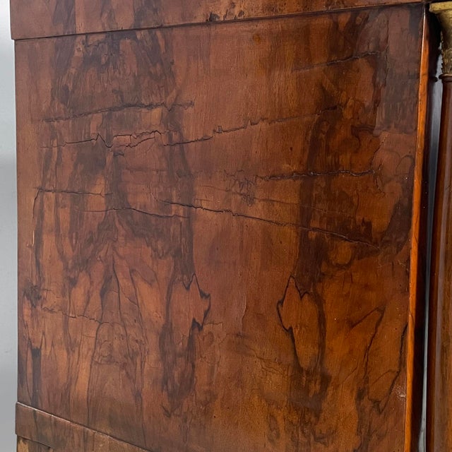 19th Century Empire Italian Chest of Drawers in Wood For Sale - Image 10 of 18