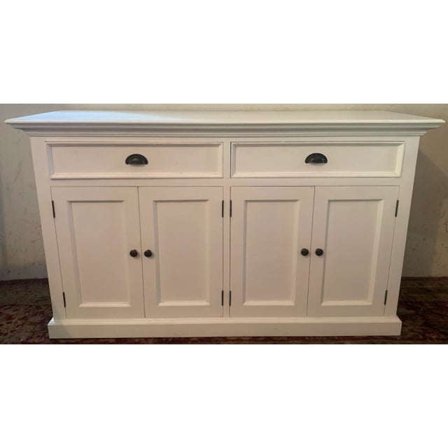 Craftsman Style Sideboard Cabinet For Sale - Image 4 of 11
