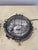 Vintage Industrial Round Wall Lamp in Cast Iron, 1930s For Sale - Image 8 of 10