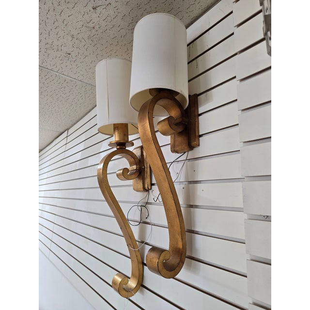 Art Deco 1990s Art Deco Fine Art Sconces - a Pair For Sale - Image 3 of 5
