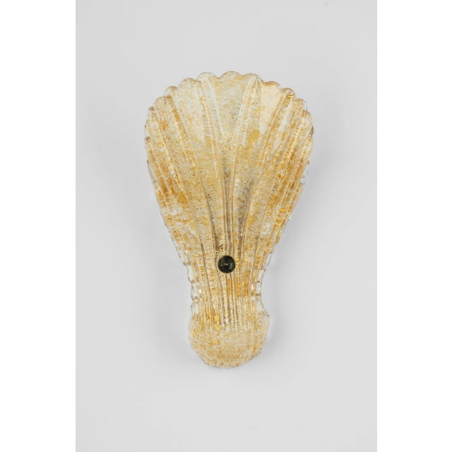 Gorgeous pair of murano glass sconces by hillebrand leuchten, germany, circa 1970s. High quality and in very good...